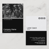 ハーフフォト0327 - Woodland Canopy 名刺 (正面/裏面)