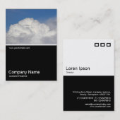 ハーフフォト0341 – 積乱雲 名刺 (正面/裏面)