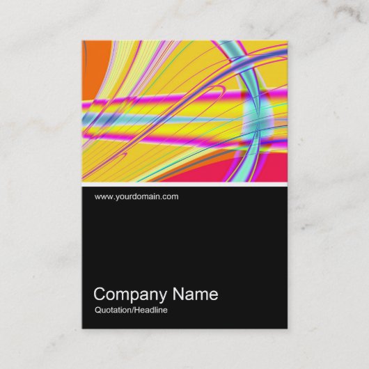 ハーフフォト0350 – フラクタル抽象芸術061012e 名刺 (正面)