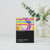 ハーフフォト0351 – フラクタル抽象芸術061012f 名刺 (スタンド正面)