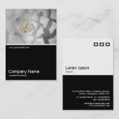 ハーフフォト0383 – 白カメリア 名刺 (正面/裏面)