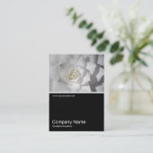 ハーフフォト0383 – 白カメリア 名刺 (スタンド正面)