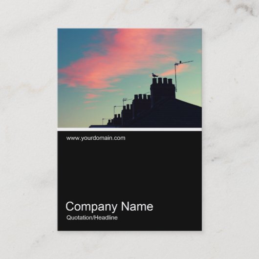 ハーフフォト0386 – 初期の鳥 名刺 (正面)