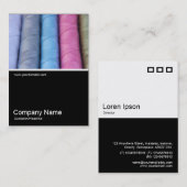 ハーフフォト0394 – コットンのリール 名刺 (正面/裏面)