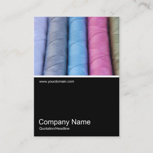 ハーフフォト0394 – コットンのリール 名刺 (正面)