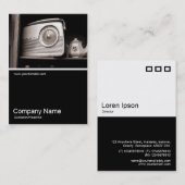 ハーフフォト046旧ラジオ 名刺 (正面/裏面)