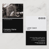 ハーフフォト047 – ケージドビースト 名刺 (正面/裏面)