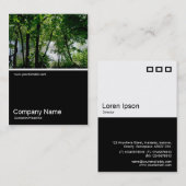 ハーフフォト059 – 川の近くの木 名刺 (正面/裏面)