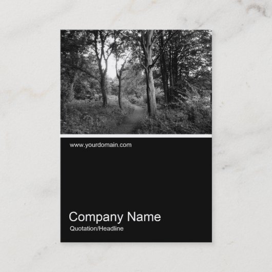 ハーフフォト07 - Woodland 名刺 (正面)