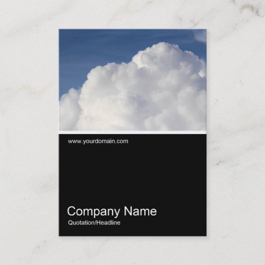 ハーフフォト – Cumulus Cloud 名刺 (正面)