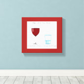 ハーフフルガラス キャンバスプリント (インサイチュ (ウッドフロア))