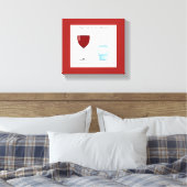 ハーフフルガラス キャンバスプリント (インサイチュ (寝室))