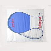 ハーフフルハーフエンプティタペストリー タペストリー (正面(横))