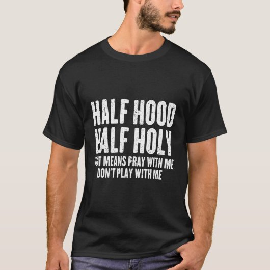 ハーフフードハーフ Tシャツ (正面)