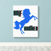 ハーフブラザーホース育成 キャンバスプリント (インサイチュ (ウッドフロア))