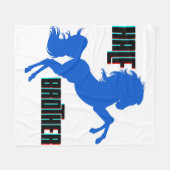 ハーフブラザーホース育成 フリースブランケット (正面(横))