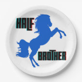 ハーフブラザーホース育成 ペーパープレート (正面)