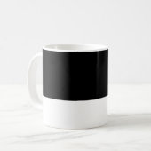 ハーフブラック コーヒーマグカップ (正面左)