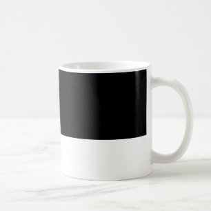 ハーフブラック コーヒーマグカップ