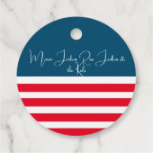 ハーフブルーと半ストライプ赤と白4/Ju フェイバータグ (裏面)