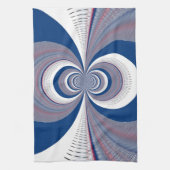 ハーフブルー キッチンタオル (縦)