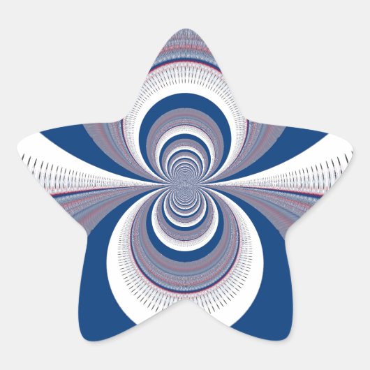 ハーフブルー 星シール (正面)