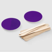 ハーフマット、ハーフノイズの紫色のハンドファンカスタマイズ- ハンドファン (組立なし)