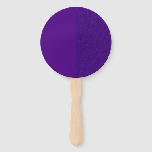 ハーフマット、ハーフノイズの紫色のハンドファンカスタマイズ- ハンドファン (正面)