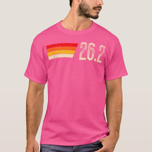 ハーフマラソン ランナー 26.2 ランニング 面白い マラソン Tシャツ (正面)