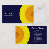 ハーフマンダラ09 – ダークネイビー 名刺 (正面/裏面)