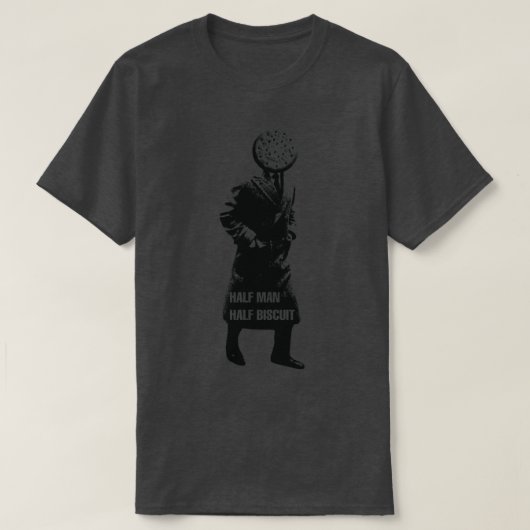 ハーフマンハーフビスケット Tシャツ (デザイン正面)
