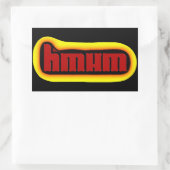 ハーフマンハーフマシンシール 長方形シール (バッグ)