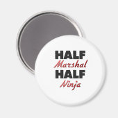 ハーフマーシャルハーフ忍者 マグネット (正面/裏面)