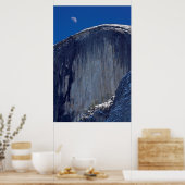 ハーフムーンがハーフドームの上を昇る ポスター (キッチン)