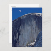 ハーフムーンがハーフドームの上を昇る ポストカード (正面/裏面)