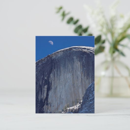 ハーフムーンがハーフドームの上を昇る ポストカード (スタンド正面)