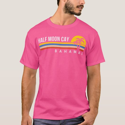ハーフムーンキー・バハマのお土産 Tシャツ (正面)