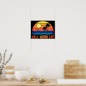 ハーフムーンケイバハマアイランド60sレトロヴィンテージ ポスター (キッチン)