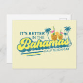 ハーフムーンケイバハマポストカードバケーションクルーズ ポストカード (正面/裏面)