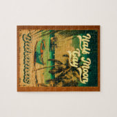 ハーフムーンケイバハマレトロサンセットバケーション60s ジグソーパズル (横)