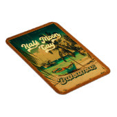 ハーフムーンケイバハマレトロヴィンテージバケーション60s マグネット (右側)