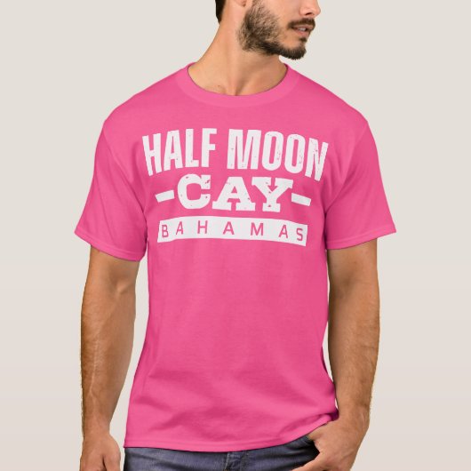 ハーフムーンケイ・バハマのお土産 Tシャツ (正面)