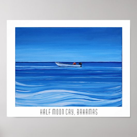 ハーフムーンケイ、バハマのポスター ポスター (正面)