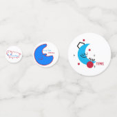 ハーフムーンテーブルコンフェッティ コンフェッティ (正面)