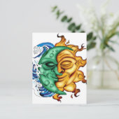 ハーフムーンハーフサン ポストカード (スタンド正面)