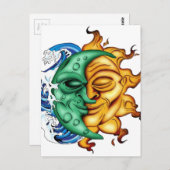 ハーフムーンハーフサン ポストカード (正面/裏面)