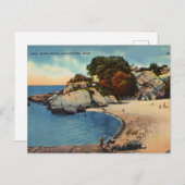 ハーフムーンビーチ、グロスターマサチューセッツ州 ポストカード (正面/裏面)