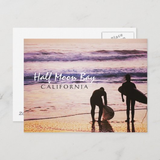 ハーフムーンベイカリフォルニアポストカード ポストカード (正面/裏面)