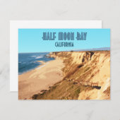 ハーフムーンベイカリフォルニアヴィンテージフラットカード (正面/裏面)