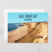 ハーフムーンベイカリフォルニアヴィンテージ ポストカード (正面/裏面)